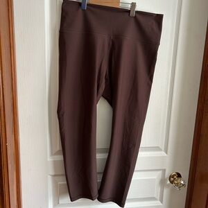 Old Navy Active High-Rise Cropped Brown Leggings